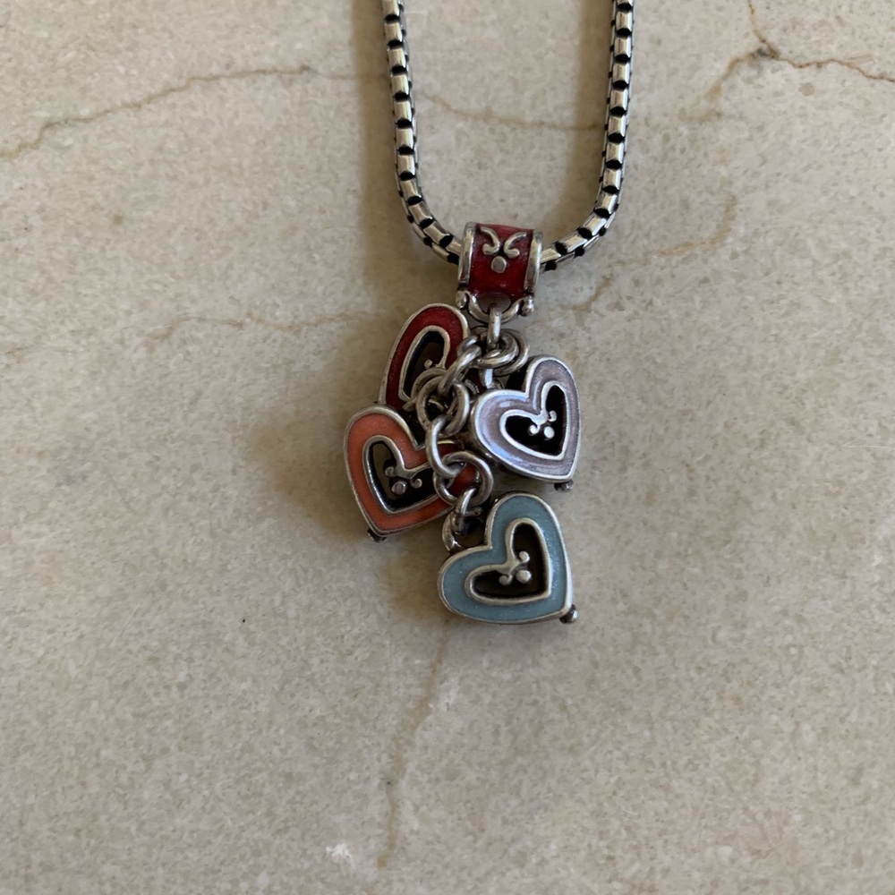Brighton Vienna Colorful Hearts Necklace